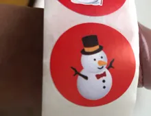 Stickers Box-Labels-Decorations Candy-Bag Merry-Christmas New-Year Elk 500pcs