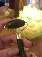 Gua Sha-Rodillo de Jade masajeador Facial 100% verdadera piedra Natural, rascador Gouache, herramientas de masaje para el cuidado de la piel