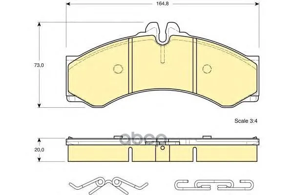 Колодки Тормозные Mercedes Sprinter(901-904) 95-06/Vw Lt 28-46 96-06 Пер./Зад. Girling 6112889 Girling арт. 6112889