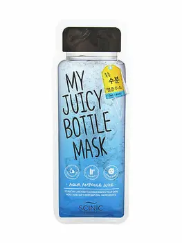 

Scinic mask intensive moisturizing and softening skin my juicy bottle mask Aqua ampoule