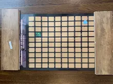 Póster de Anime rascador para decoración del hogar, gran regalo para fanáticos del Anime, lista de cubo prémium e íconos artísticos, Top 100