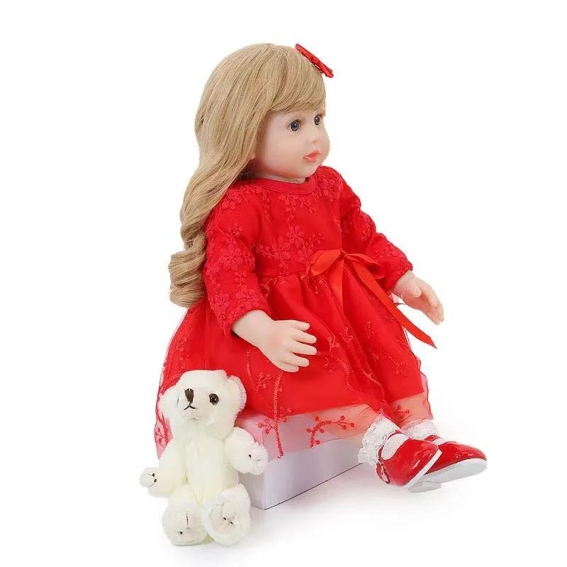 Forrsdor 60 см baby reborn мягкий винил reborn bebe boneca Кукла Лучший подарок на день рождения лучший playmate