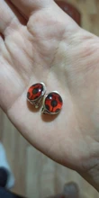 Laddybug-pendientes de dibujos animados de insectos, abrazadera de cristal, joyería bonita de mariquita, sin perforaciones, regalos para niños, novedad de 2020