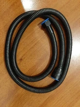 Shower Hose Plumbing-Pipe Shower-Head-Fittings Bathroom-Accessories Black Flexible Pipes