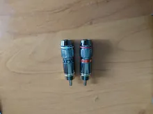 Conector RCA chapado en oro, adaptador de enchufe macho de vídeo/conector de Cable de Audio, 6mm, negro y rojo, superrápido, 2 uds./1 par