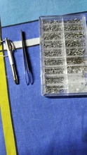 Tornillo de acero inoxidable para gafas de sol, tornillos para gafas de teléfono, destornillador de tuercas, conjunto de herramientas de reparación, 1000 Uds.