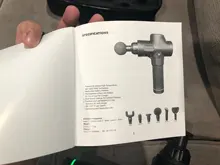 Pistola de masaje eléctrica LCD para adelgazar músculos, relajación para cuello, parte trasera del pie, pierna, hombros, pistola de masaje de percusión