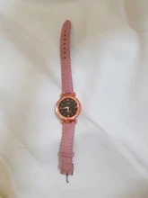 Reloj de pulsera informal de cuero para mujer, de cuarzo, con cielo estrellado, femenino