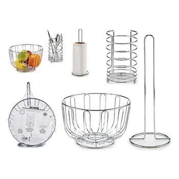 

Kitchen Utensils Set Steel (13,5 x 32 x 23,5 cm) (3 pcs)