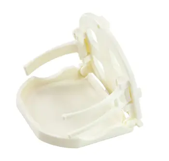 

Folding cup holder store-all, white 96866