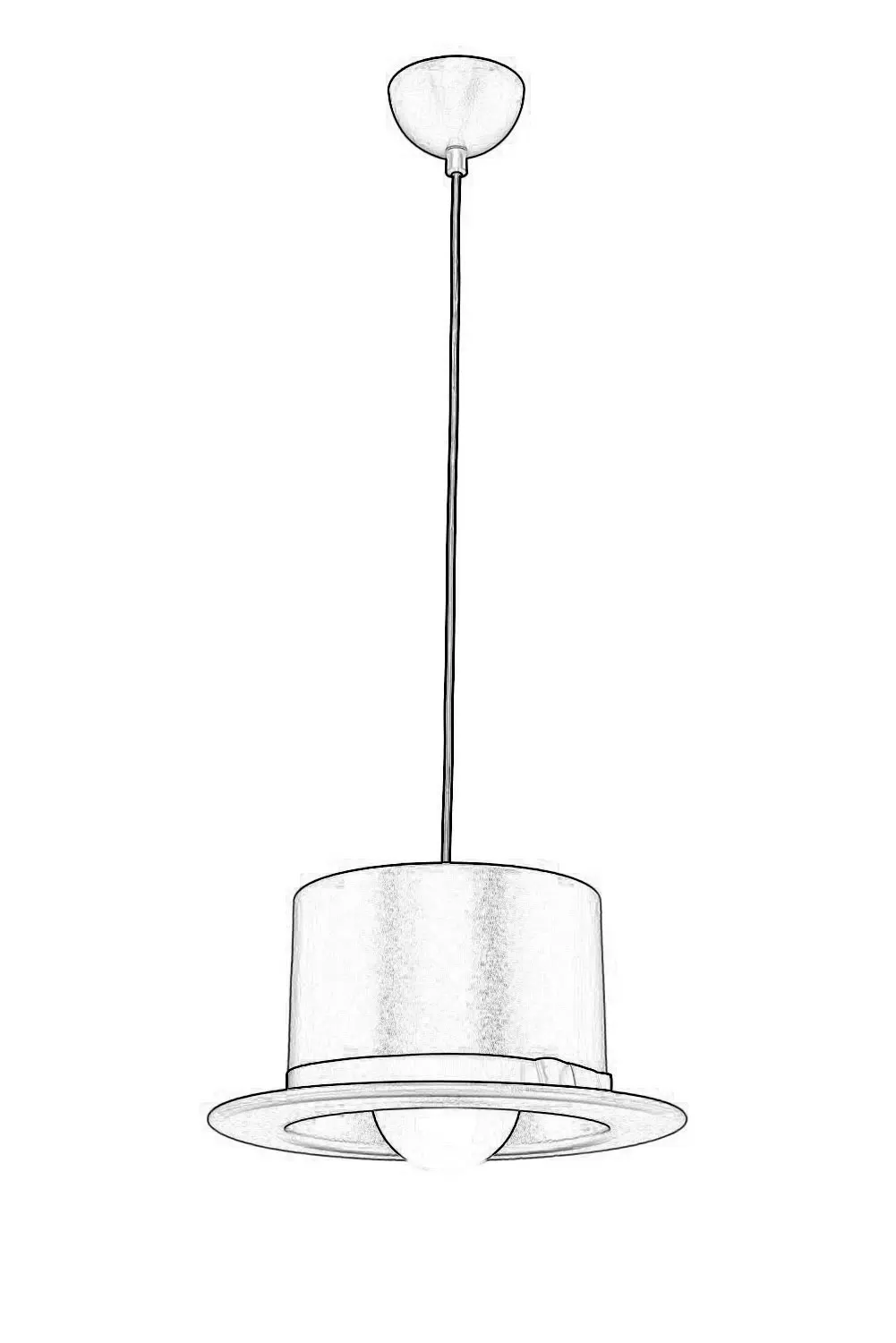 AVONNI AV-4093-WIZARD-OR оранжевый окрашенный кулон, E27, металл, 30c