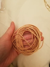 Cordón de cuero auténtico para pulsera, cordón redondo de 5 metros de Color Natural para collar, joyería, 1/1, 5, 2 y 3mm de diámetro