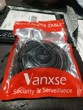 Uvusee CCTV 5M/10M/15M/20 metros x 2,1mm x 5,5 Dc 12v Cable de extensión de alimentación de Audio para las cámaras de seguridad cámara Ip Dvr independiente