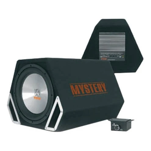 Сабвуфер MYSTERY MTB-309A(Размер 12"(30 см), 270 Вт RMS, активный сабвуфер типа "труба", 20 Гц- 250