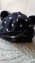 Baby Baseball Cap Summer Cartoon Cat Caps For Kids Boys Girls Hat With Ear Cotton Mesh