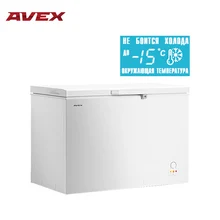 Морозильный ларь AVEX CF-400, обьем 380л, класс А+, 1 корзина, замок, 20кг/сут, сохранение холода 24ч, зимняя защита, индикация повышения температуры