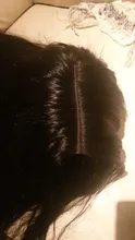 Extensiones de pelo peruano con malla, accesorio capilar liso de 2x6 con cierre de encaje y nudos blanqueados, Color Natural Remy