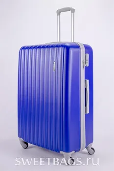 

Suitcase big ABS TT (vert strips) bright blue