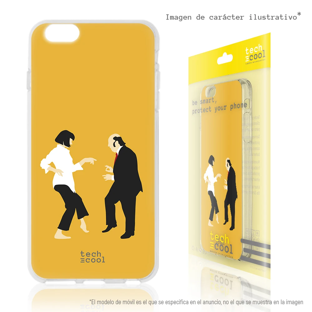 FunnyTech®Чехол-подставка для Samsung Galaxy S6 силиконовый Edge Plus Chiquito driveway Pulp fiction