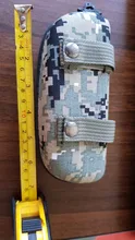 Caja militar de camuflaje para gafas de sol para hombre, estuche de EVA con Clip para cinturón, 1 unidad