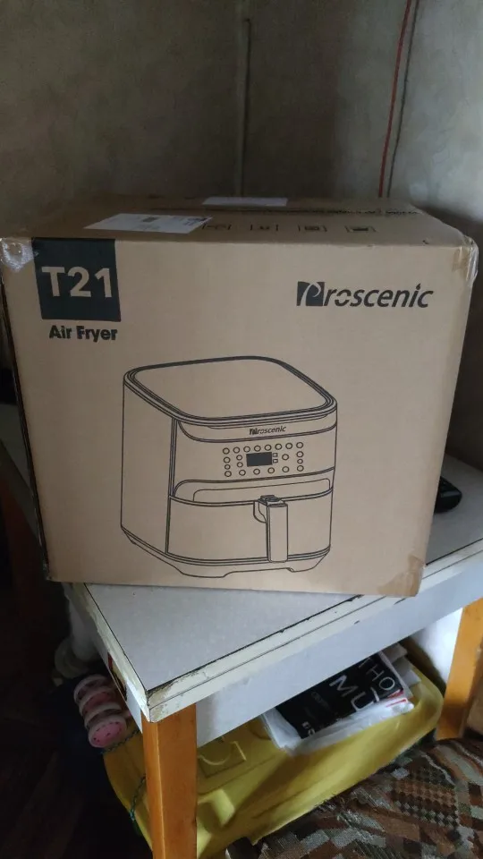 Отзыв о товаре Фритюрница Proscenic T21, л, с сенсорной панелью, управлением через приложение и голосовым управлением, антипригарная корзина, книга рецептов, без... от пользователя 5***5