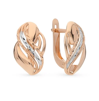 

Gold sunlight earrings sample 585