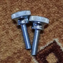 1-5 uds Din464 Gb834 M3 M4 M5 M6 M8 M10 moleteado cabeza tornillo moleteado apriete a mano muro cortina Bloqueo de tornillos