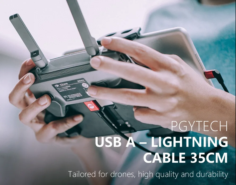 PGYTECH 35 см USB A-Lighting type-C кабель для передачи данных для DJI Osmo Action Osmo Pocket Mavic 2 Pro Zoom Done Wire