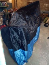 Cubierta universal de la motocicleta al aire libre UV Protector de la VESPA todas las estaciones impermeable de la bici de la lluvia cubierta a prueba de polvo M L XL 2XL 3XL 4XL 190T