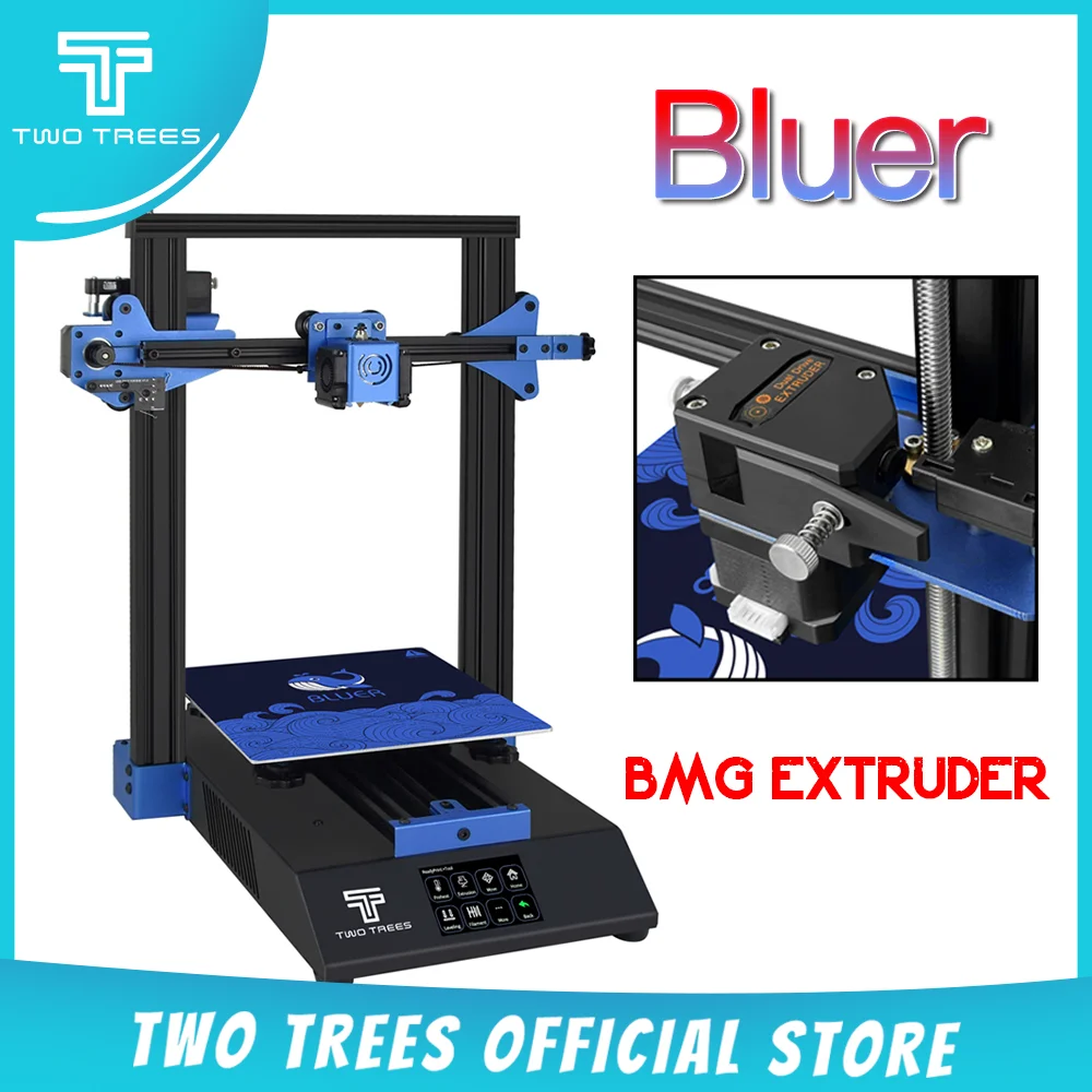 3D принтер Twotrees Bluer I3 с полностью металлической рамой цветной сенсорный экран