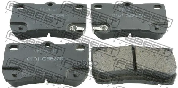 Колодки Задние Toyota Crown Grs20#/Gws204 2008-2012 0101-Gse22r Febest арт. 0101-GSE22R