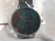 Reloj de cuarzo de malla de acero inoxidable para hombre, elegante, ultrafino, de negocios, gran oferta, 2021