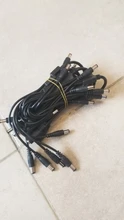 Uds cámara de seguridad CCTV 1 DC hembra a 2/3/4/5 macho adaptador de Cable de alimentación conector de Cable divisor para tira de LED