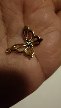 Dijes de mariposa de 14x19mm, 10 Uds., insectos para fabricación de joyas, pendientes, colgante, collar y pulsera, dijes
