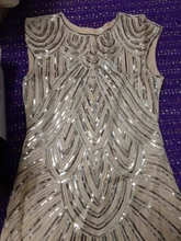 Summer Women Dress 1920s-Flapper-Dress Sequin-Fringe Party-Midi Great-Gatsby Sleeve O-Neck
