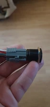 Luz LED de Metal resistente al agua, 19mm, botón de presión, arnés de cables, montaje de baño, interruptor a prueba de agua