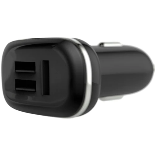 Автомобильный адаптер питания Akai CH-6D03B Black зарядка 4.8А 3 USB-порта, черный