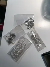 Clip Hoop Hair-Ring Braid-Tool Bead-Cuff Dreadlock Silver/rhodium 10mm 50pcs/Lot Circle