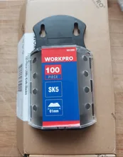 WORKPRO – Cuchillas de acero SK5, cuchillas profesionales originales de acero, 100 piezas