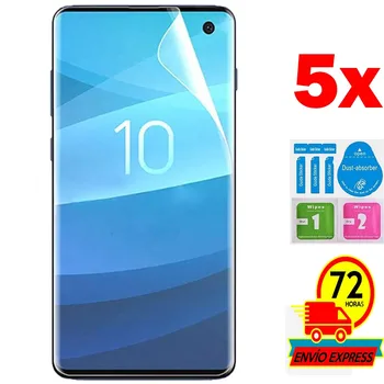 

5x Protector It is Screen Sheet Film for for Samsung GALAXY S10 (NOT It is TEMPERED GLASS GLASS) KIT
