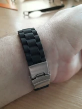 Correa de silicona para reloj de pulsera unisex, banda Universal de 5 colores, 18mm, 20mm, 22mm y 24mm, suave y ligera