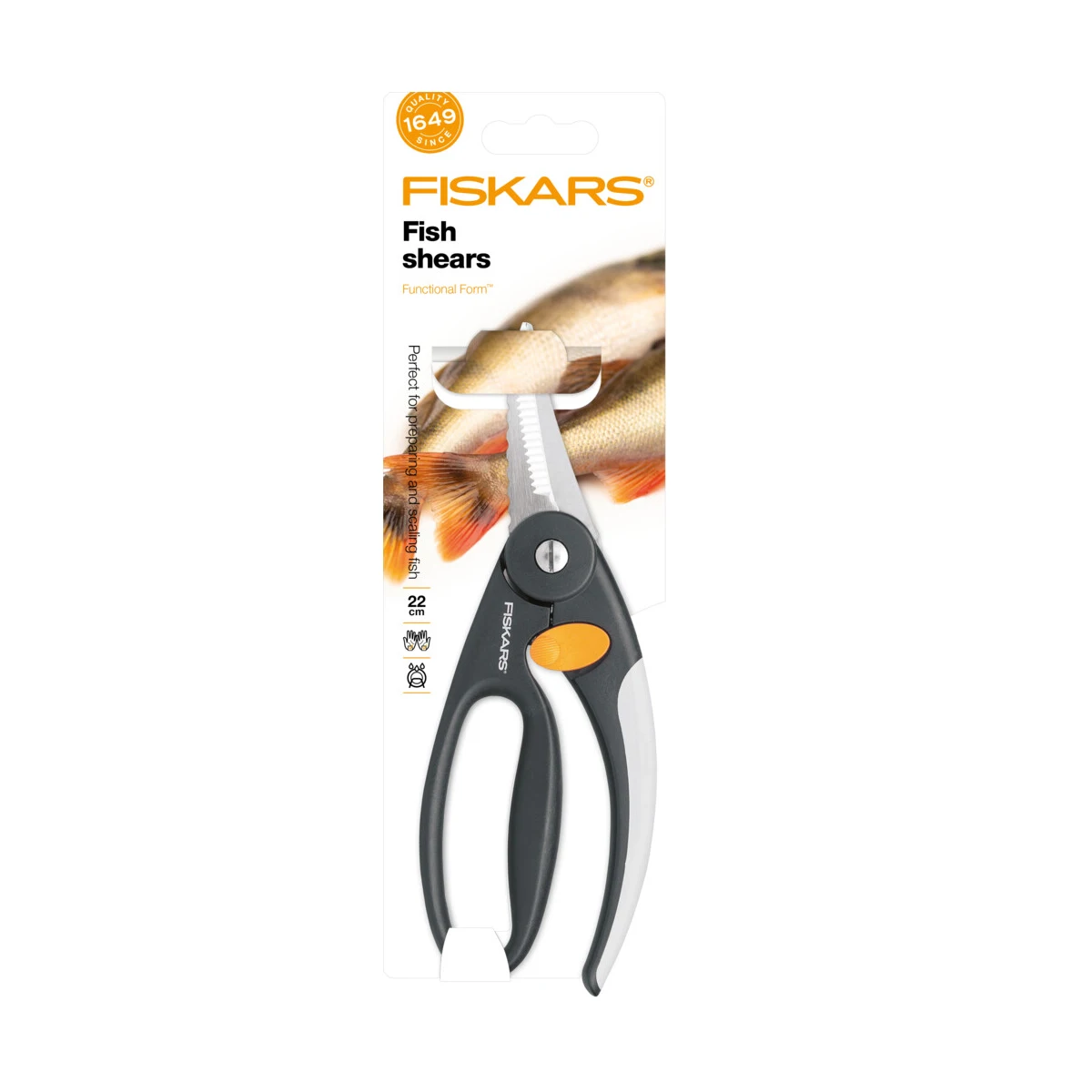 Fiskars Kitchen scissors 22 cm Fish shear softouch