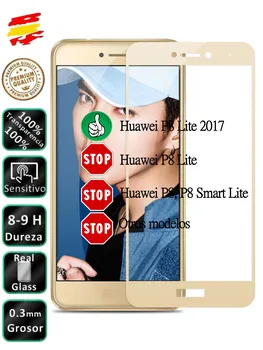 

Huawei Protector P8 Lite 2017 Gold 3D Full Screen Tempered Glass