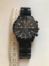 Belushi-Reloj de pulsera de lujo para hombre, cronógrafo de cuarzo, de acero inoxidable, Original