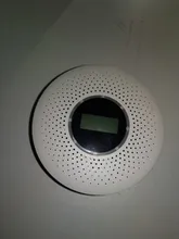 Detector de humo combinado, Detector de monóxido de carbono con pantalla, con batería, Sensor de alarma