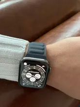 Correa de enlace de cuero para Apple watch, banda de 44mm, 40mm, 38mm, 42mm, pulsera de bucle magnético original, iWatch seires 3, 5, 4, 6 SE