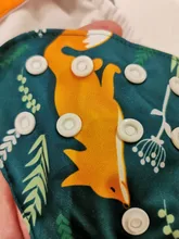 Feliz flauta pañales de tela para niños ajustable húmedo/bolso seco impermeable pañales de bebés ecológicos mochila reutilizable 4 unids/set