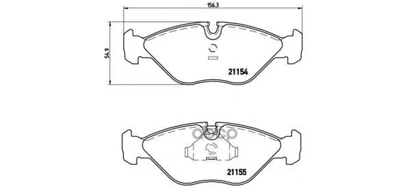 Комплект Тормозных Колодок Дисковый Тормоз Brembo P71005 Brembo арт. P71005