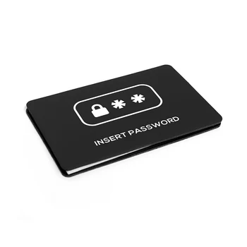 

Balvi Password book Insert Password Color black plastic PVC/paper