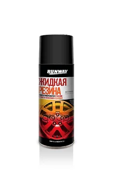 

Liquid rubber color-black 450 ml aerosol runway art. rw6700
